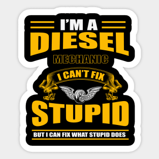 diesel mechanic Sticker